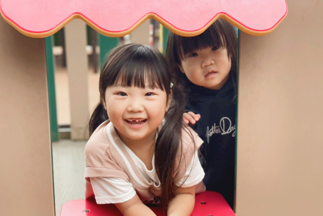 子どもたちの笑顔